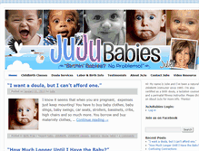 Tablet Screenshot of jujubabies.com
